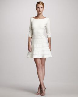  dress available in ivory $ 325 00 erin fetherston banded a line dress