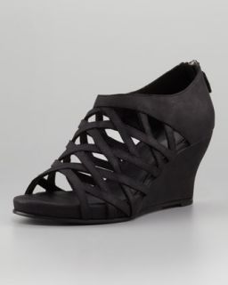  zip sandal available in black $ 260 00 eileen fisher caged wedge back