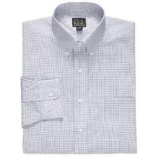  Collar DressShirt B/T Sizes L (NAVY/AQUA PLD, 19 37 TALL) Clothing