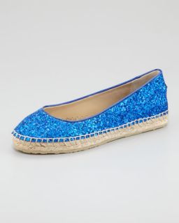 pow glitter espadrille blue $ 295