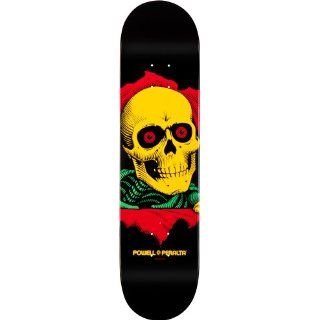 Powell Peralta Ripper 6 Skateboard Deck (Black Light Rasta