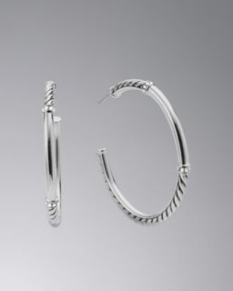 medium pave diamond metro hoop earrings $ 625