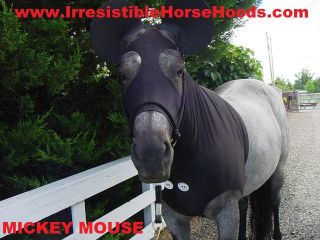  MOUSE HORSE COSTUME, EARS & TAIL BAG Horse Hood SLINKY TAIL BAG * X S