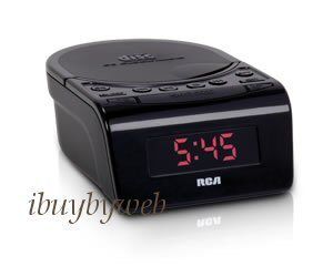 RCA RC5610 CD AM/FM Alarm Clock Radio w/ Smartsnooze & Battery Back Up