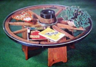 How to Build OLD WOODEN SPOKE WAGON WHEEL RUSTIC COUNTRY COFFEE TABLE