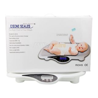  Digital Baby Weight Height Measuring Electronic Scale With Music White