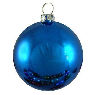 Huge Shiny Lavish Blue Shatterproof Christmas Ball