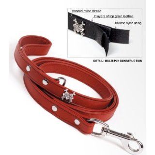 Rockinft Doggie 844587012540 .5 in. x 5ft Leather Leash