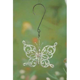 The Encore Group Decorative Metal Scroll Butterfly Green
