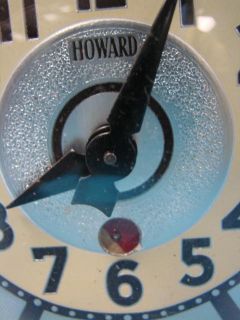 Howard Cannon Electric Shelf Clock Early Version w/ Starter Two Tone