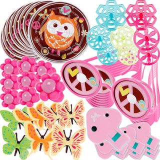 Hippy Hippie Chick Party 48 Fun Favors Pack for Bags