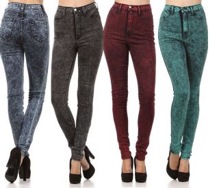  Waist Acid Mineral Wash Skinny Hot Trends Jean Pants Size 1 15
