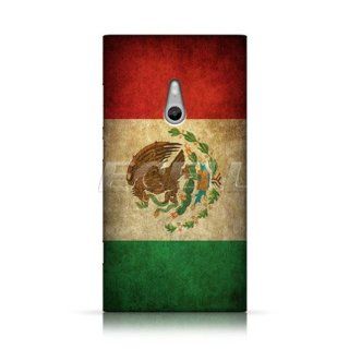 Head Case Designs Vintage Mexican Flag Matt Snap on Back