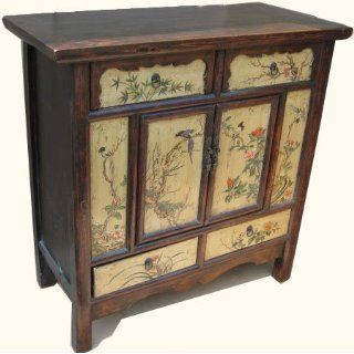 41 3/4 inch wide four drawer, two door cabinet made from