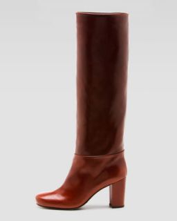  available in mahogany $ 625 00 stuart weitzman toujours chunky heel