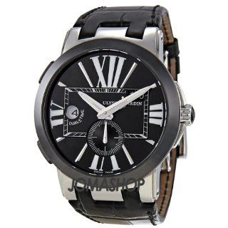  Time Automatic Black Leather Mens Watch 243 00 42 Watches 