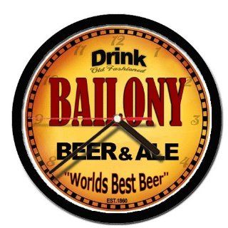 BAILONY beer and ale wall clock 