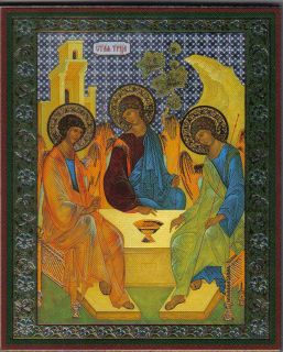 holy trinity by rublev the icon was painted by andrei rublev in the