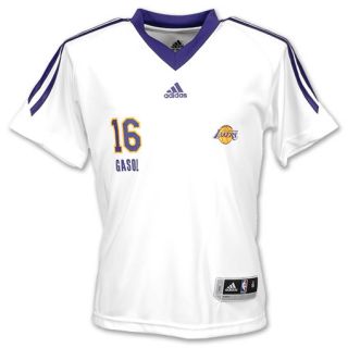 adidas Los Angees Lakers Pau Gasol On Court Youth Shooting Shirt