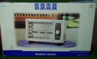 Home Essentials Radiant Heater with 2 Settings, # HQ708