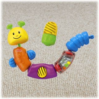  Brilliant Basics Snap Lock Caterpillar Infant Baby Fun Toys