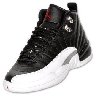 Air Jordan Kids Retro 12 Basketball Shoes Black