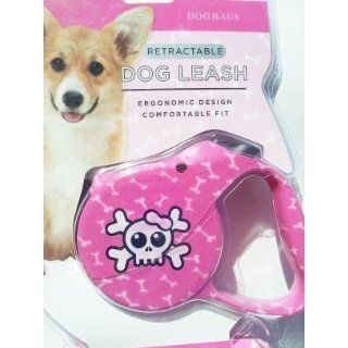  Couture Retractable Dog Leash, Up to 44 LBS, PINK
