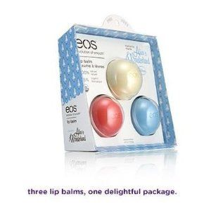 EOS Limited Edition 3 pack Lip Balm Collection   Blueberry