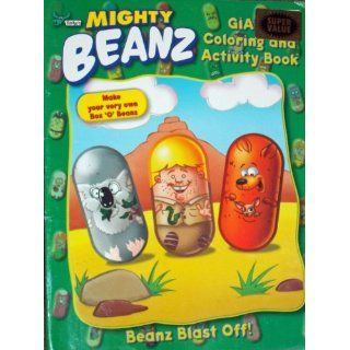 Mighty Beanz Giant Coloring & Activity Book   Beanz Blast