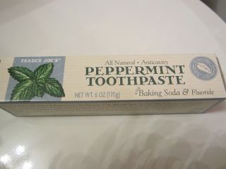 Trader Joes Peppermint Toothpaste All Natural Anticavity 6 oz