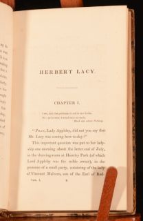 1828 3 Vol Herbert Lacy Thomas Henry Lister English Novel First
