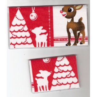 Checkbook Cover Debit Set Rudolph the Red Nose Reindeer