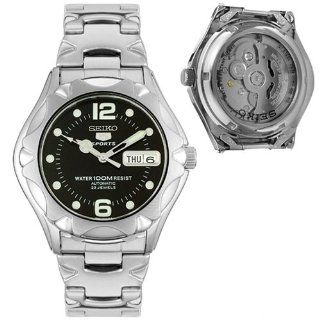 Seiko Mens SNZ453 5 Sports Automatic Stainless Steel Watch Watches