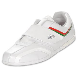 Lacoste Assen Strap Mens Casual Shoes White/Red
