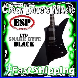 ESP LTD SnakeByte Black James Hetfield Metallica Snake Byte Bite BLK