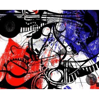Abstract 2 Graphical 19 x 15 Material Sheet Musical