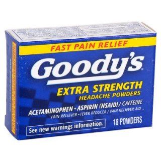 Goodys Extra Strength Acetaminophen/Aspirin Powder  18 ct