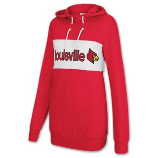 adidas Louisville Cardinals NCAA Scrunch Neck Womens Hoodie