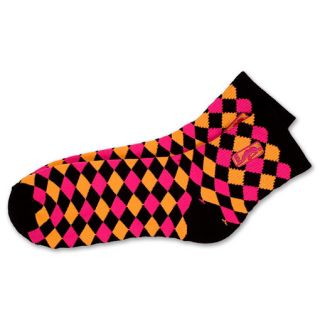 NBA Neon 45 Degrees Sock Black/Orange/Pink