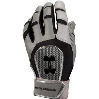 Under Armour Adult Cage III Grey Batting Gloves   2XL