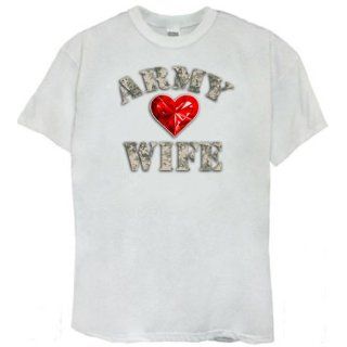 Wedding T shirt Army Wife T Shirt (Medium) Everything