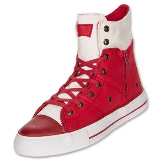 Boys Gradeschool Levis Zip Ex Hi Red/White