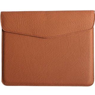 Slip Sleeve Leather Case Cover Pouch For iPad 2 Brown