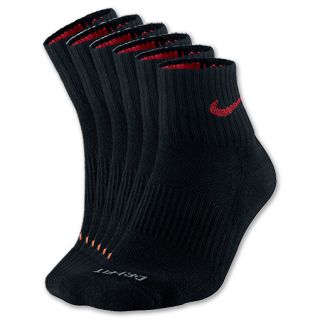 Nike DRI Fit Half Cushion Quarter 3 Pack Mens Socks