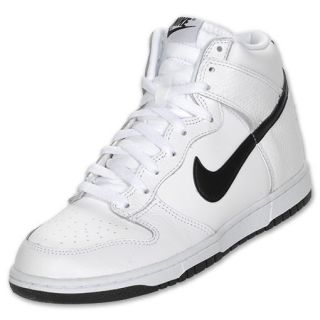 Mens Nike Dunk High Basketball Shoes White/Black