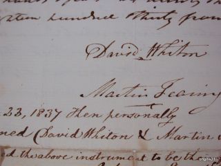 1837 Boston and Hingham Steam Boat Co Shares Legal Doc Whiton Feaning