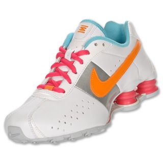 Nike Kids Shox Classic Running Shoes White/Orange