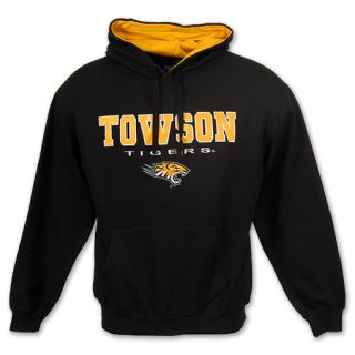 Towson Tigers NCAA Mens Hooded Sweatshirt Black