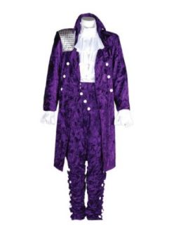 Mens Purple Rain Prince Costume, Large Clothing