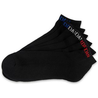 Jordan Mens Down Low Bootie 3 Pack Socks Black
